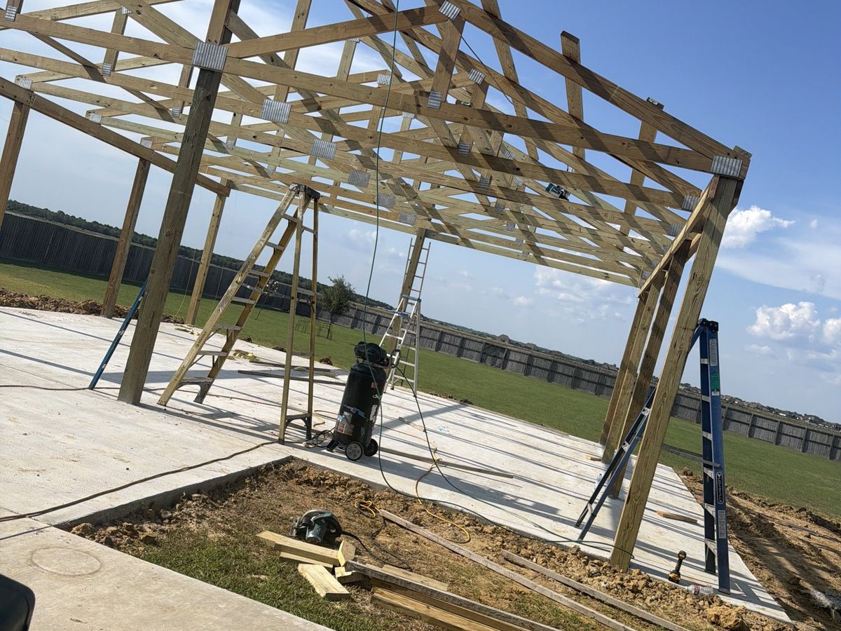 Trusses framed